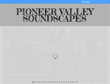 Tablet Screenshot of pioneervalleysoundscapes.org